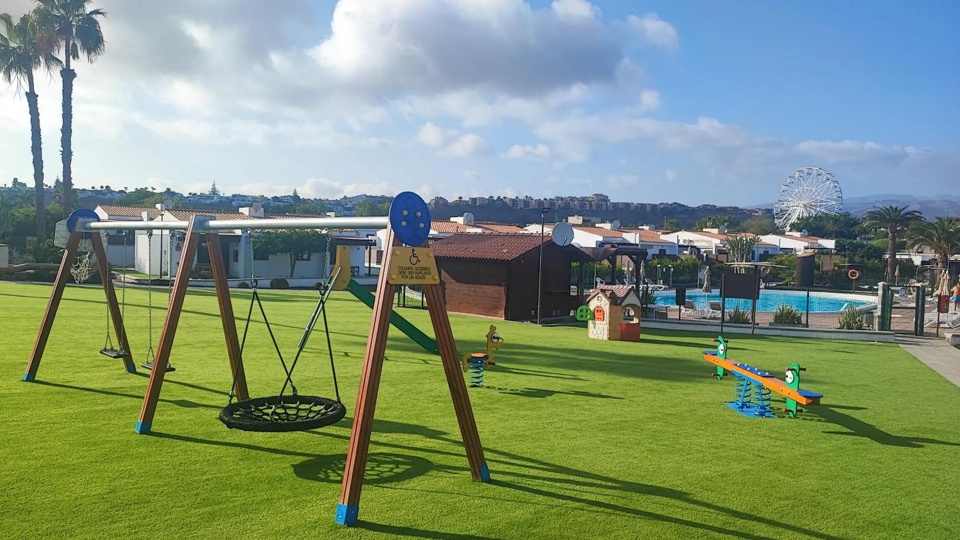 San Bartolomé Bungalow Maspalomas Golf Con Jacuzzi, Piscina Y Jardin בית נופש